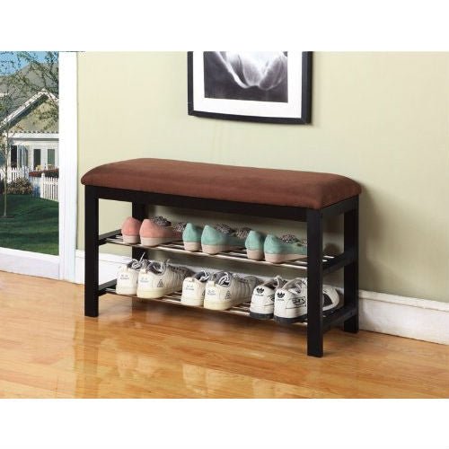 Hallway Entry Bedroom Storage Bench Shoe Rack Organizer - mymaison