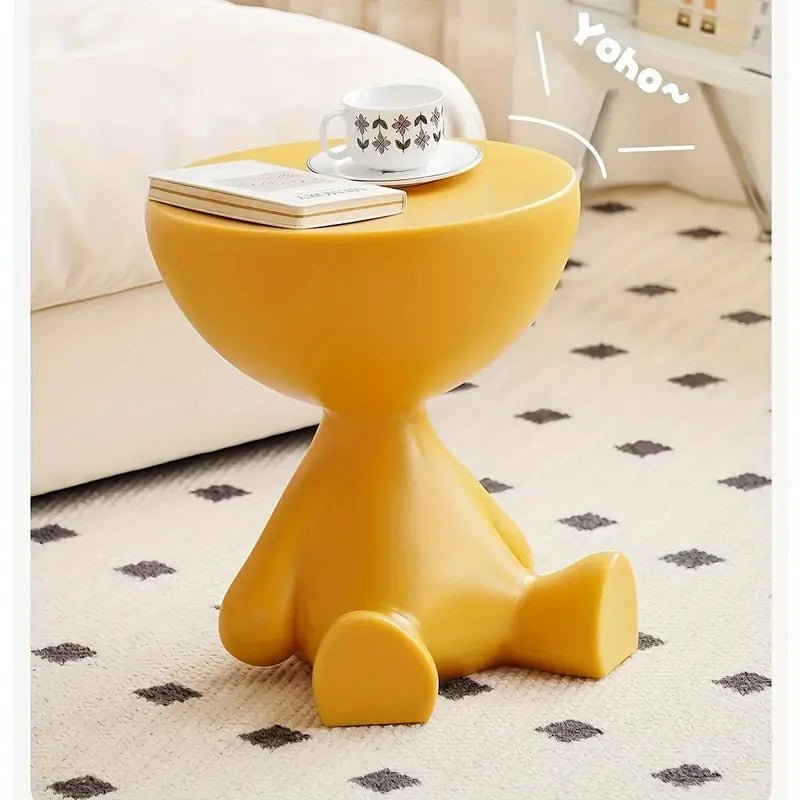 Legless Side Table - Ginger Color, 37x41cm - mymaison
