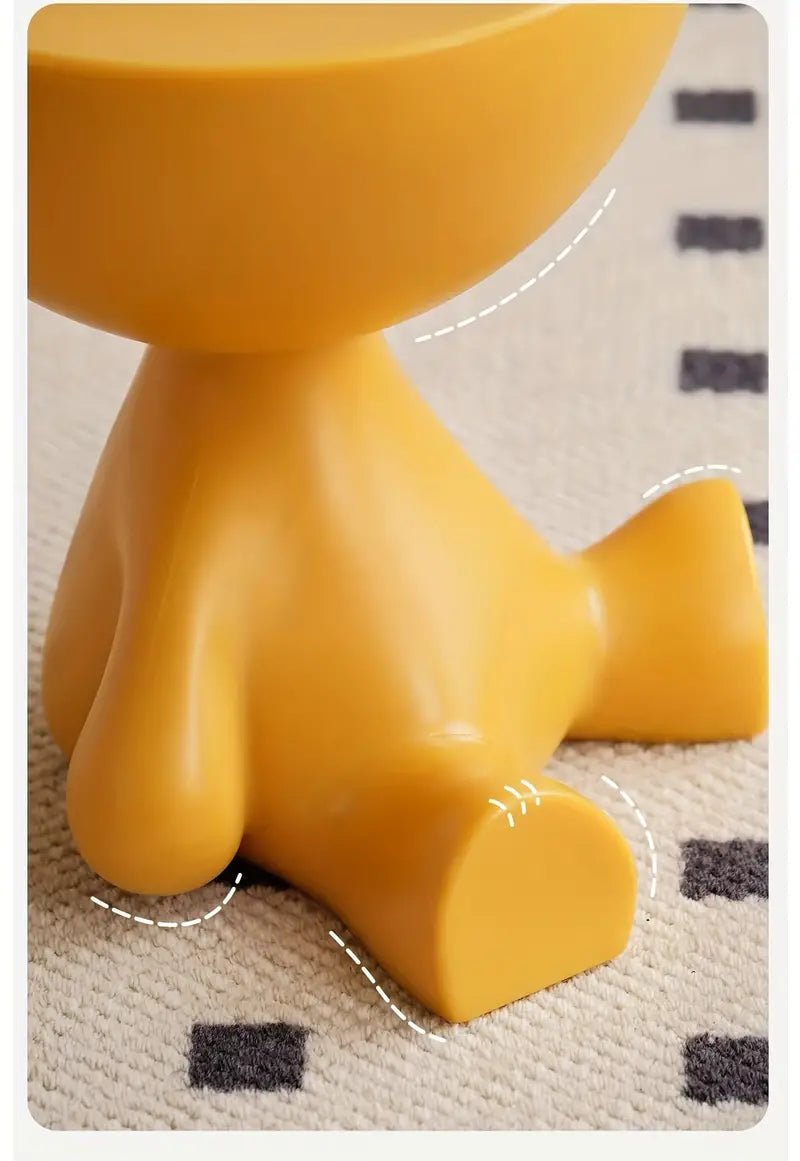 Legless Side Table - Ginger Color, 37x41cm - mymaison