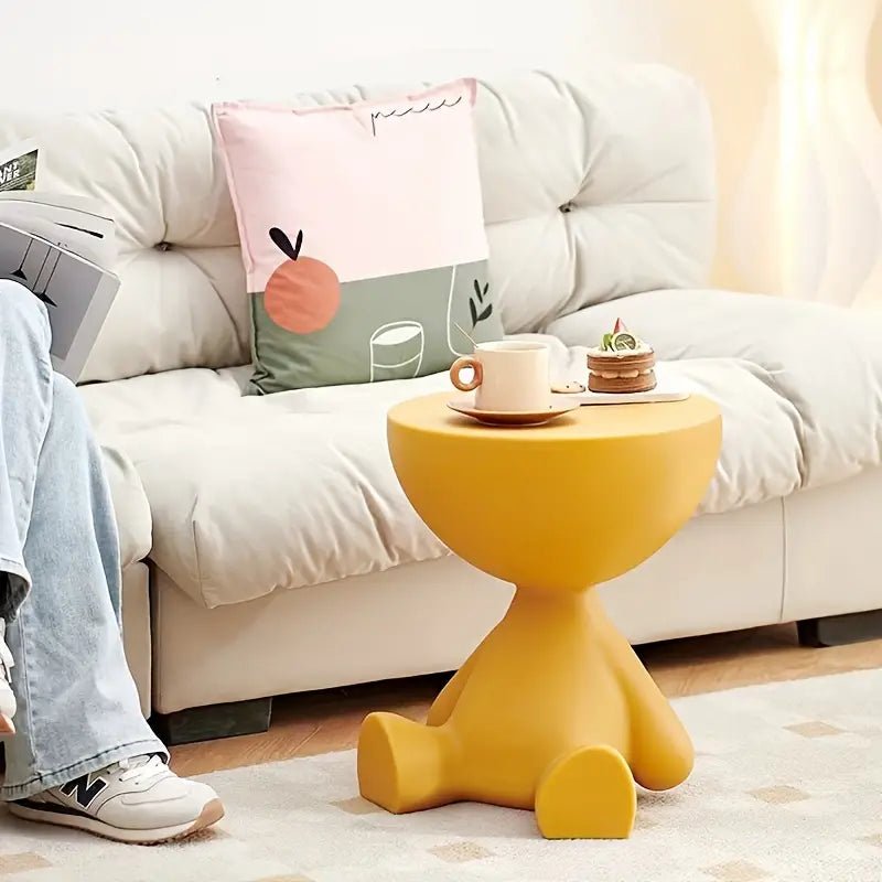 Legless Side Table - Ginger Color, 37x41cm - mymaison