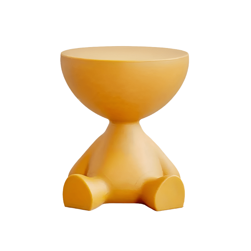 Legless Side Table - Ginger Color, 37x41cm - mymaison