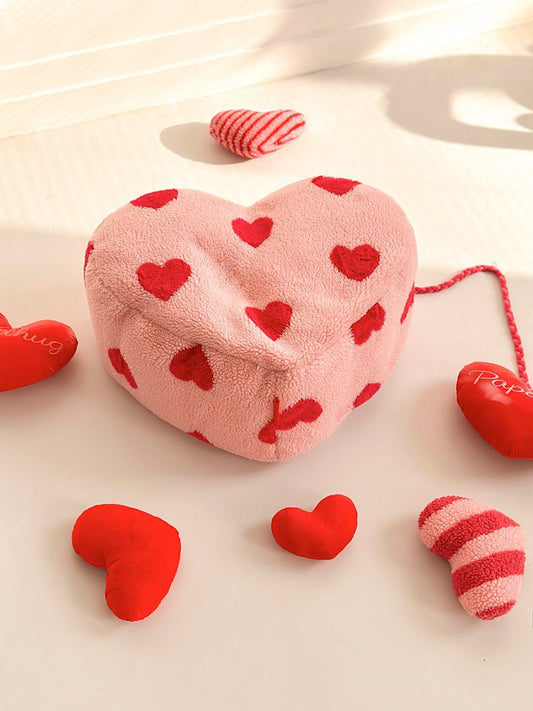 Polka Heart Pink Love Stool - mymaison